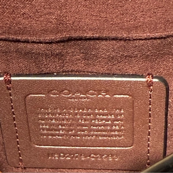 Coach Georgie Saddle Bag in Colorblock Signature Canvas & Rivets - 2021 - EUC - Picture 3 of 16